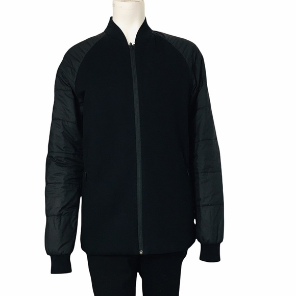 NWOT RYU  Ethos Black Bomber  Unisex Jacket Size M - Picture 9 of 15